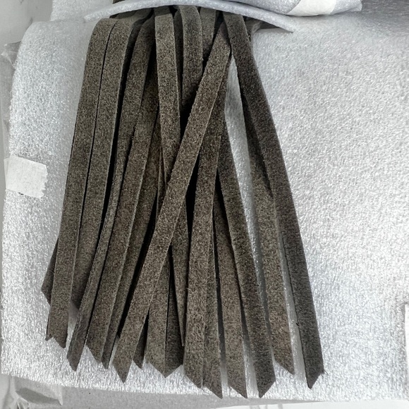 Rebecca Minkoff Edie Bucket Crossbody With Fringe, Porcini - Picture 11 of 15